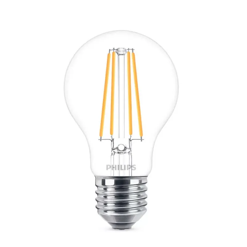 Philips A60 E27 filament LED körte fényforrás, 8.5W=75W, 2700K, 1055 lm, 220-240V Utolsó esély