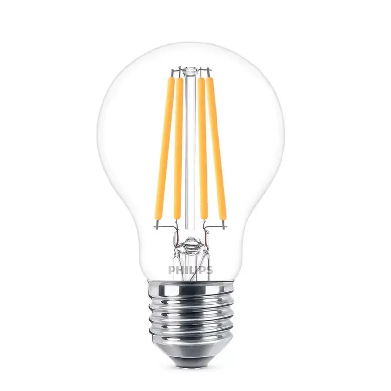 Philips A60 E27 filament LED körte fényforrás, 10.5W=100W, 4000K, 1521 lm, 220-240V Biztonságos fizetés