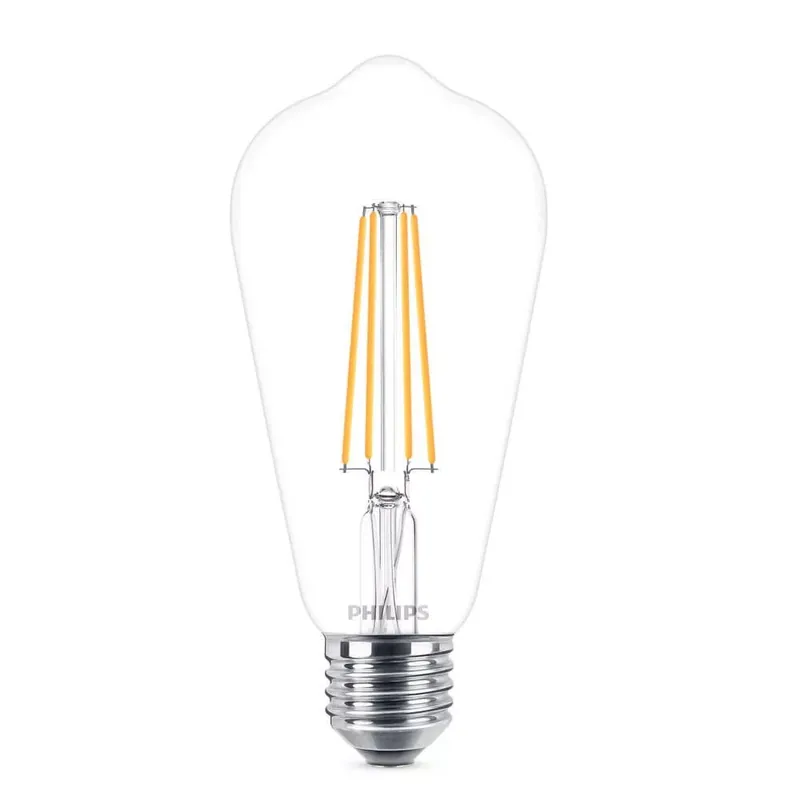 Philips ST64 E27 LEDST64 fényforrás, 4.3W=40W, 2700K, 470 lm, 220-240V Korlátozott ajánlat