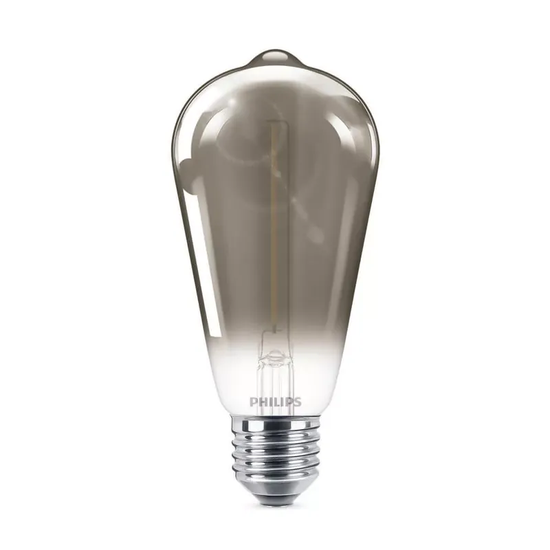 Újdonság Philips ST64 E27 LED ST64 fényforrás, 2.3W=11W, 1800K, 100 lm, 220-240V