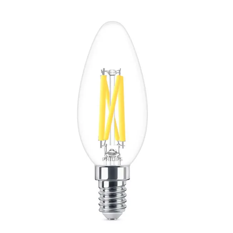 Philips B35 E14 LED gyertya fényforrás, dimmelhető, 5.9W=60W, 2200-2700K, 806 lm, 220-240V Legnépszerűbb
