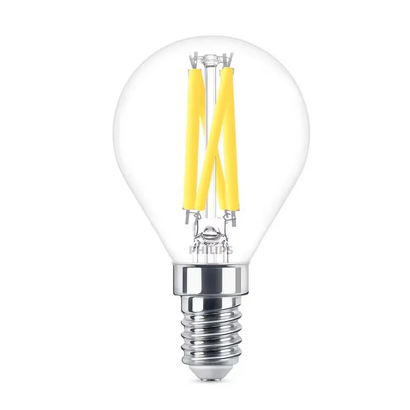 Philips P45 E14 LED kisgömb fényforrás, dimmelhető, 5.9W=60W, 2200-2700K, 806 lm, 220-240V Outlet