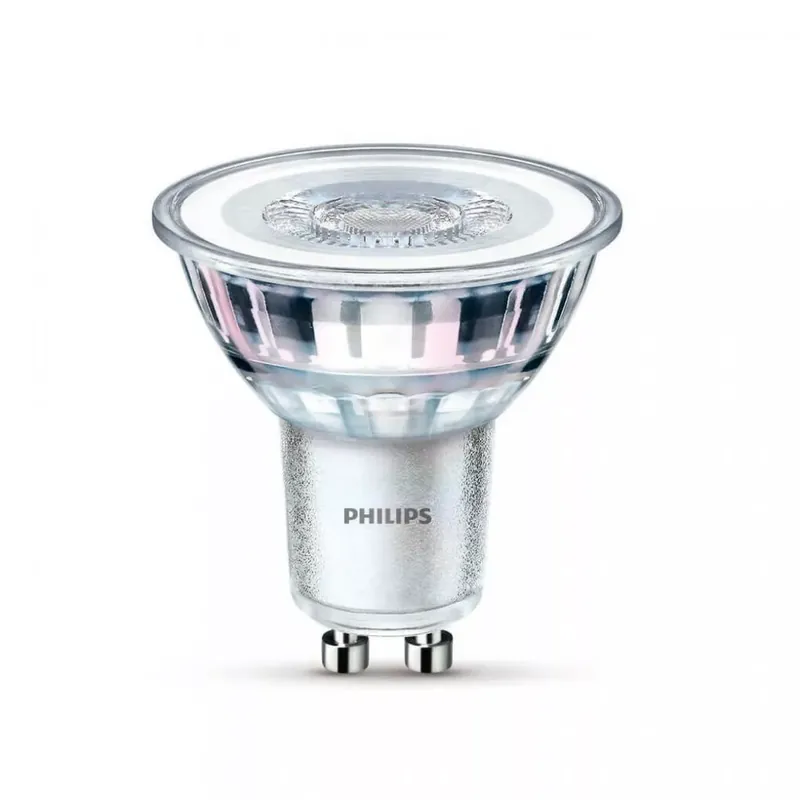 Philips PAR16 GU10 LED spot fényforrás, 4.6W=50W, 2700K, 355 lm, 36°, 220-240V Árengedmény