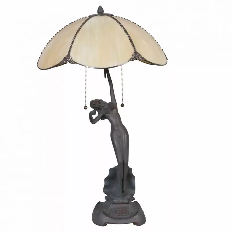 Azonnali szállítás Filamentled Almer Tiffany asztali lámpa, 2x60W E27