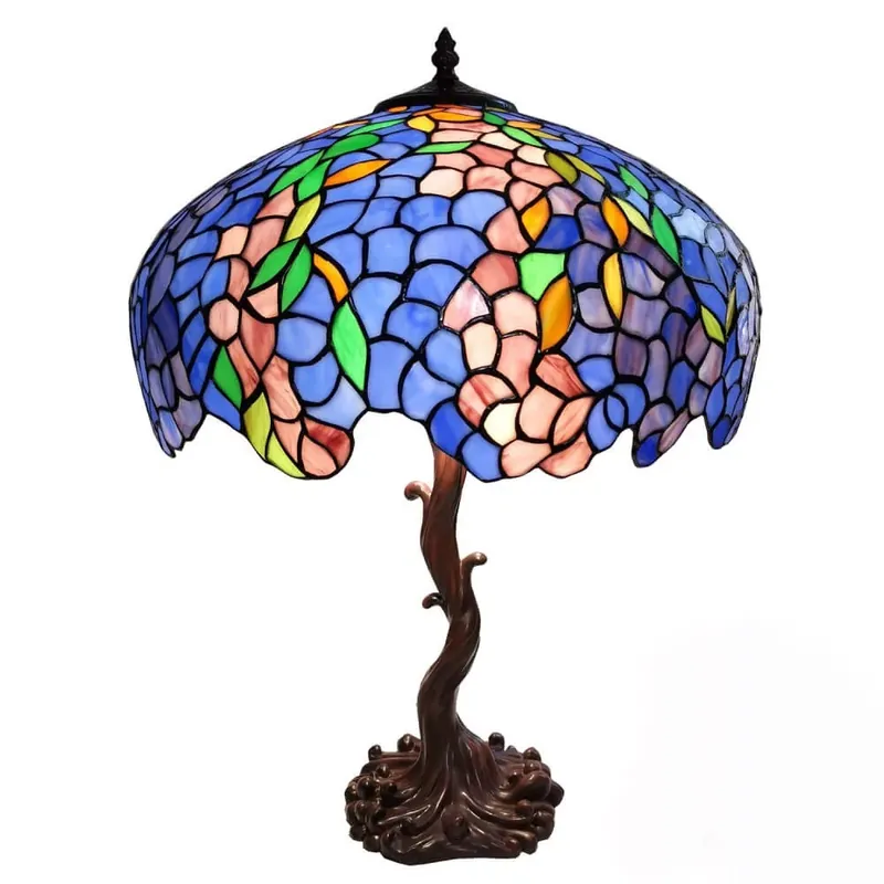 Biztonságos fizetés Filamentled Catlowdy Tiffany asztali lámpa, 2x60W E27