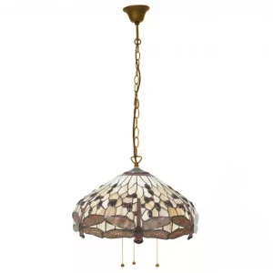 Biztonságos vásárlás Filamentled Dragonfly W Tiffany függeszték 3, 3x60W E27