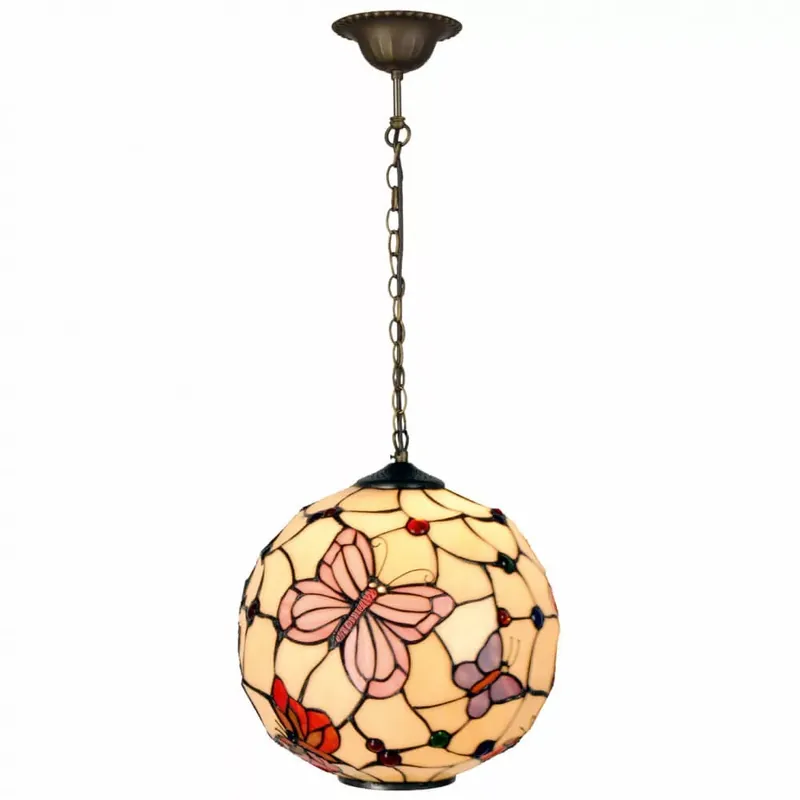 Akció Filamentled Leeds Globe Tiffany függeszték, 1x60W E27