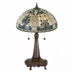 Ajánlat Filamentled Reepham Tiffany asztali lámpa, 2x60W E27