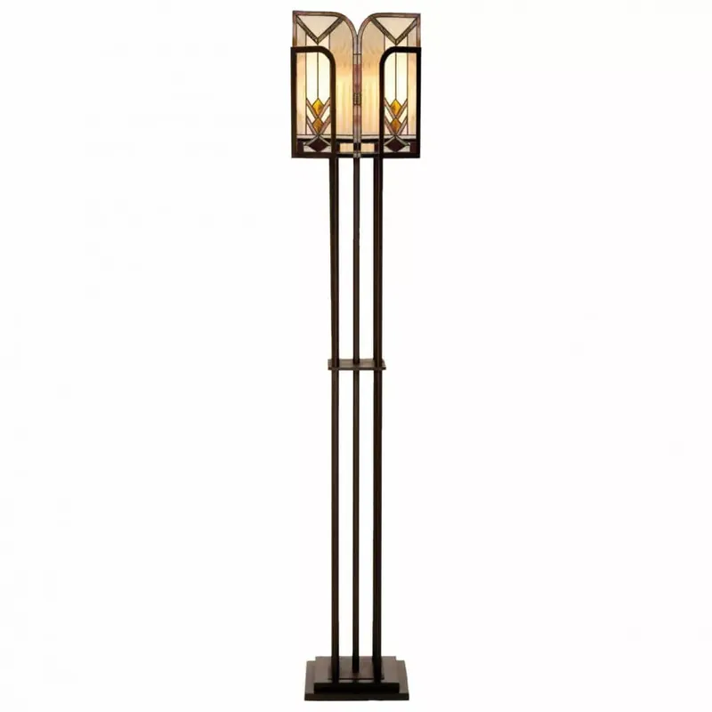 Csak ma Filamentled Salen Tiffany állólámpa, 1x60W E27