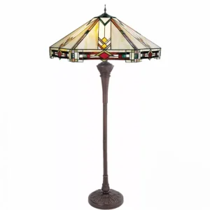 Ajánlat Filamentled Salen Tiffany állólámpa, 3x60W E27