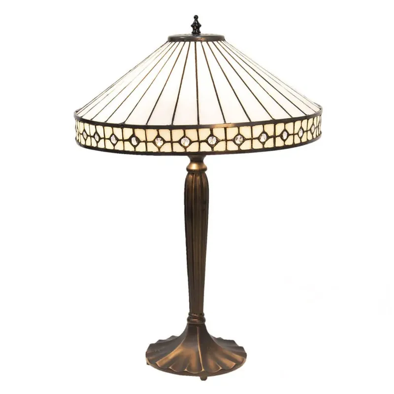 Azonnal elérhető Filamentled Snitterton Tiffany asztali lámpa, 2x60W E27