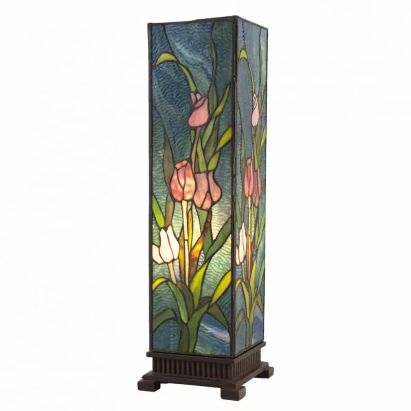 Vedd meg online Filamentled Tulip L S Tiffany asztali lámpa, 1x60W E27
