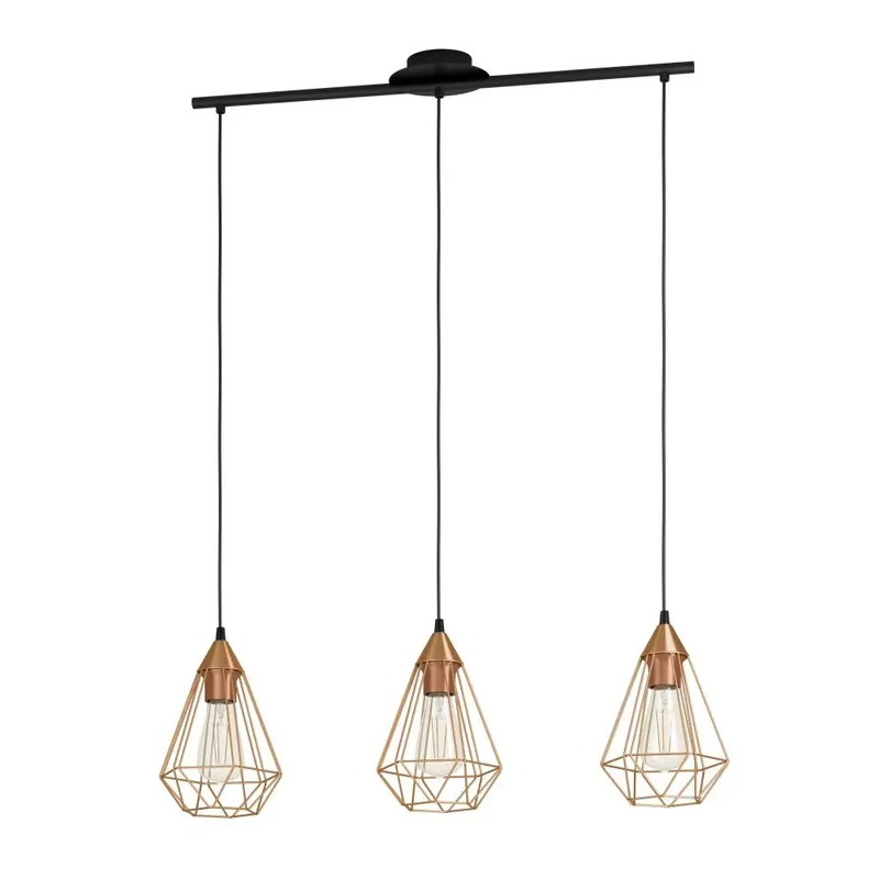 Eglo Tarbes 94195 függeszték, 3x60W E27 Gyors szállítás