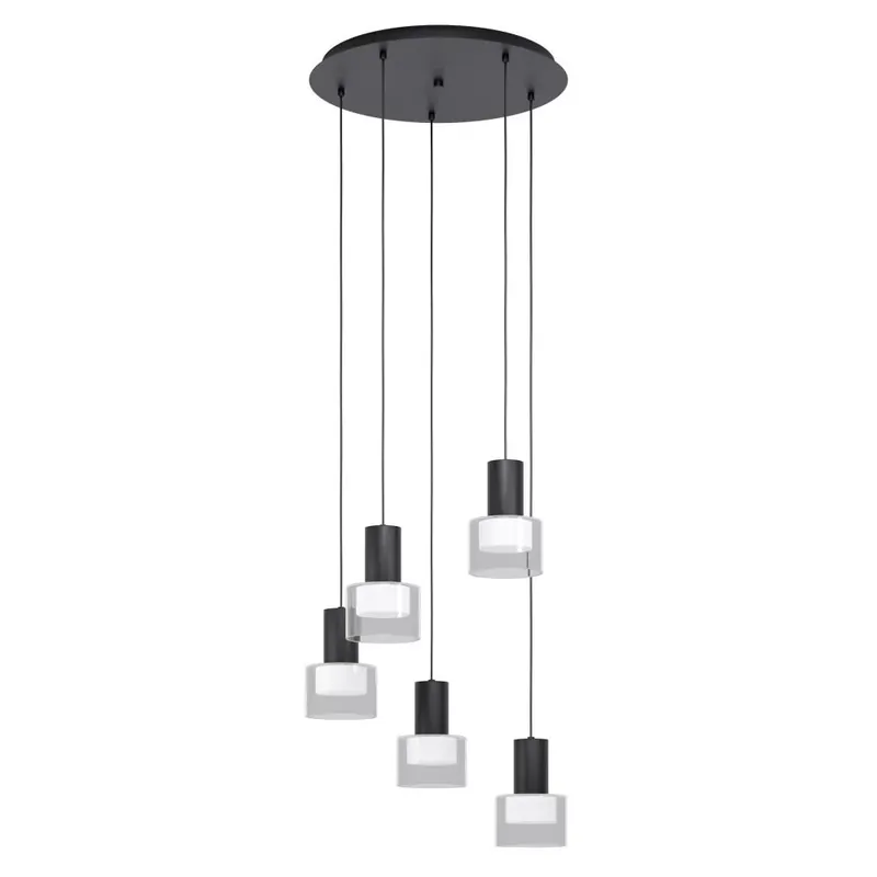 Biztonságos fizetés Eglo Molineros 39727 függeszték, 5x5W GU10, 4000K, 5x400 lm