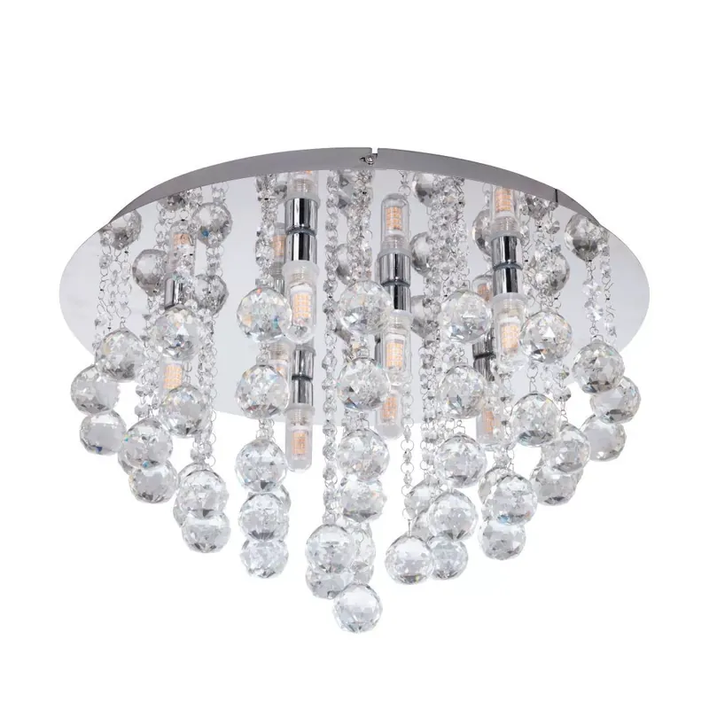 Eglo Almonte 97699 kristály mennyezeti lámpa, 8x3W G9 LED, 3000K, 8x360 lm, IP44 Expressz kézbesítés