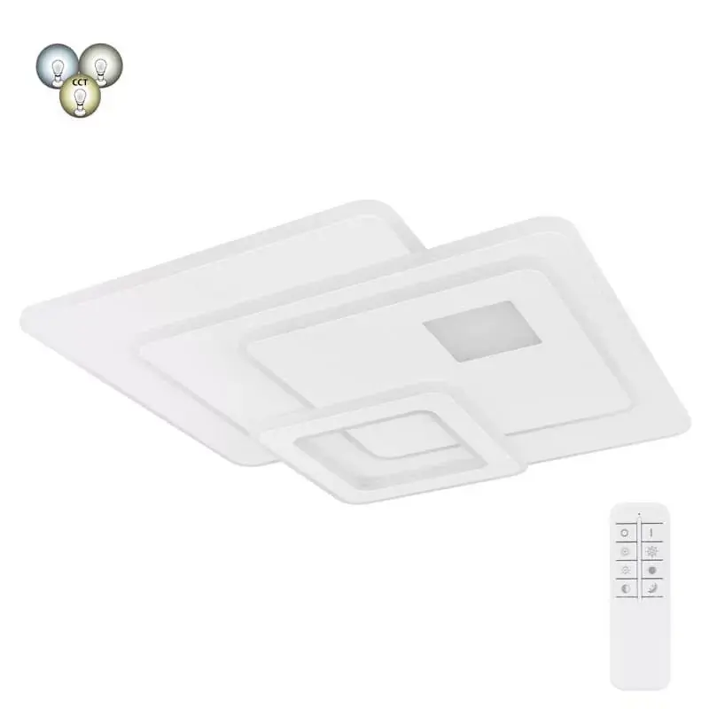 Globo RABEA 48288-75 távirányítós mennyezetlámpa, 75W LED, 3000-6000K, 4900 lm Akciós ár