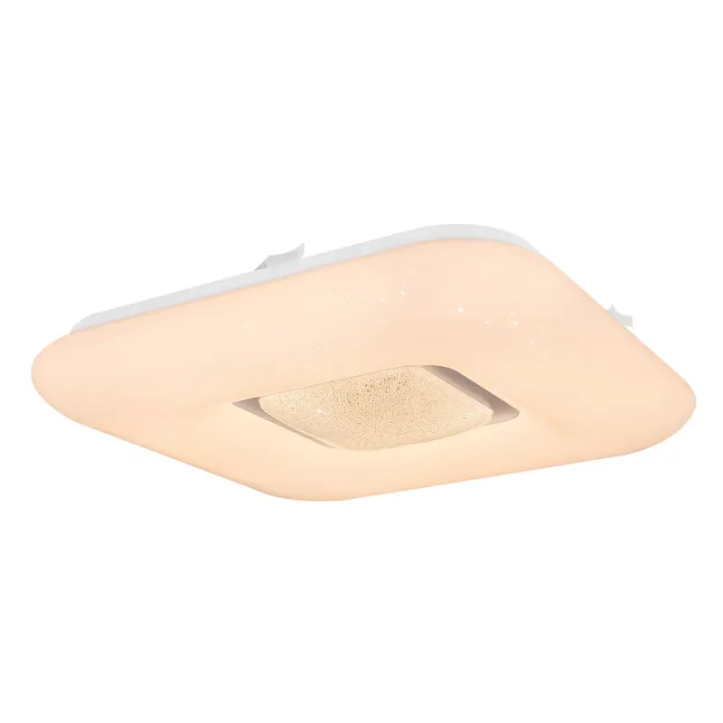 Rendeld meg most Globo TRYSTAN 48409-18RGB távirányítós mennyezetlámpa, 15W+3W LED, 3000K+RGB, 300-1000 lm