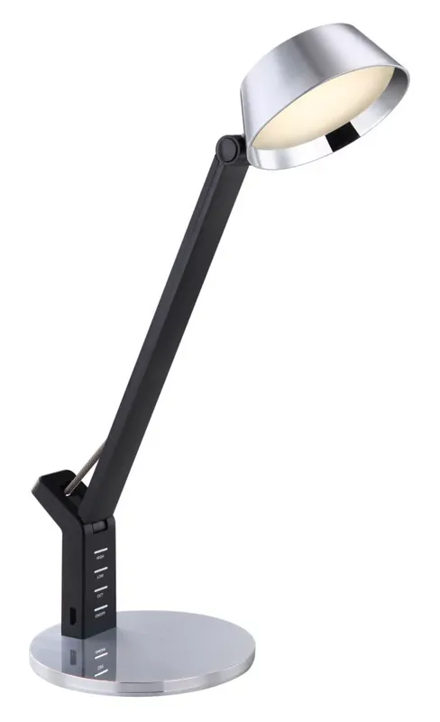 Vedd meg online Globo Ursino 58422S USB-s, érintőkapcsolós, fényerőszabályozható íróasztali lámpa, 8W LED, 3000-4000-6300K, 450 lm