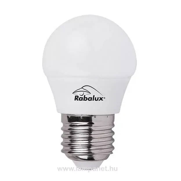 Biztonságos vásárlás Rábalux 1635 LED kisgömb 5W E27, 415 lm, 240°, 4000K