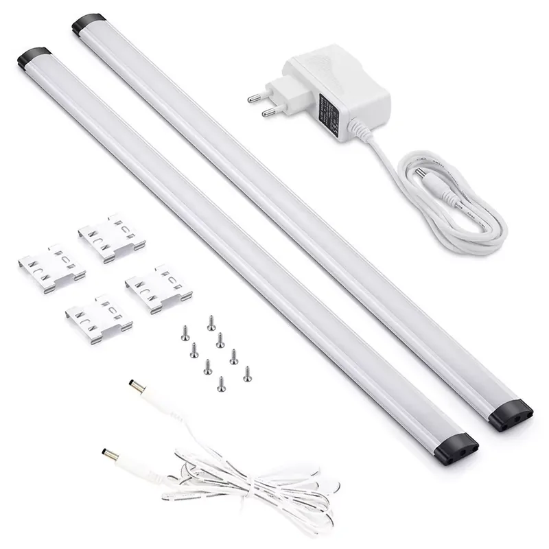 Gyors kiszállítás Avide ABLSCAB-50NW-BL2 érintőkapcsolós pultmegvilágító lámpaszett, 2x5W LED, 4000K, 2x500lm, IP44