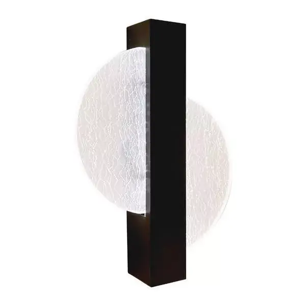 EUROLAMP ARTE ILLUMINA Erato akril fali lámpatest 195X45, fekete Azonnali szállítás