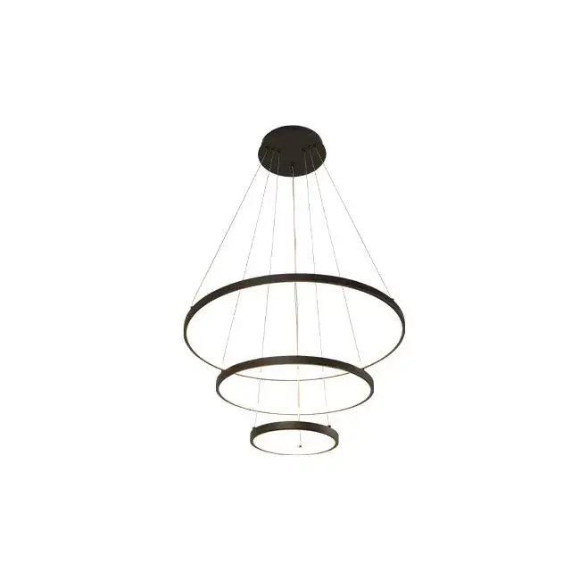 Bestseller MasterLED Coma LED csillár 20/40/60cm 77W fekete