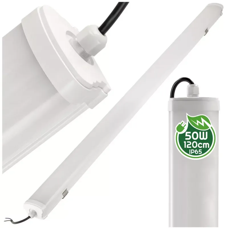 10db-os Berge LEO 50 W-os falon kívüli 120 cm-es por- és páramentes lámpa IP65 5000K 5000lm Outlet