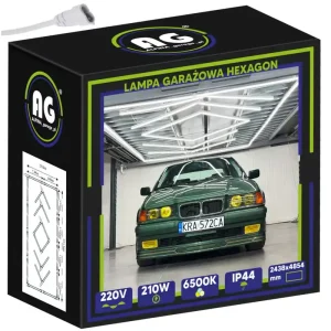 Berge Hexagon LED Garázsvilágító, 210W 2430x4850mm, 6500K Korlátozott ajánlat