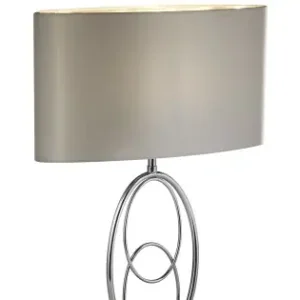 Gyors szállítás Searchlight Loopy króm-ezüst asztali lámpa (SL-69041CC) E27 1 izzós IP20
