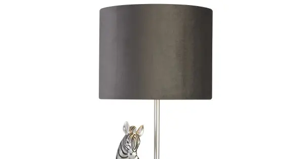 Searchlight Zebra ezüst asztali lámpa (SL-60941) E27 1 izzós IP20 Árcsökkenés