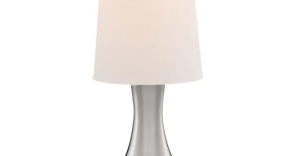 Végkiárusítás Searchlight Touch ezüst asztali lámpa (SL-3922SS) E14 1 izzós IP20