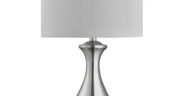 Azonnal elérhető Searchlight Touch ezüst asztali lámpa (SL-2750SS) E14 1 izzós IP20