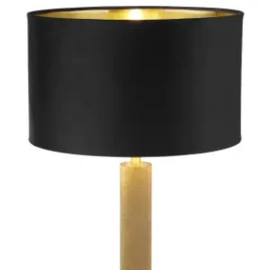 Alacsony ár Searchlight London sárgaréz-fekete asztali lámpa (SL-65721BK) E27 1 izzós IP20