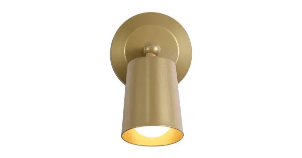 Expressz kézbesítés Searchlight Cone arany újratölthető LED fali lámpa (SL-23340GO) LED 1 izzós IP20