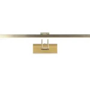 Akció Searchlight Rhodes sárgaréz LED képvilágító (SL-79825-60SB) LED 1 izzós IP20