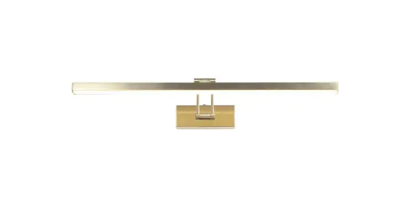Akció Searchlight Rhodes sárgaréz LED képvilágító (SL-79825-60SB) LED 1 izzós IP20