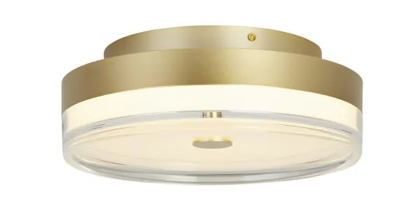 Searchlight Cyprus arany fürdőszobai LED mennyezeti lámpa (SL-42651-30GO) LED 1 izzós IP44 Különleges ajánlat