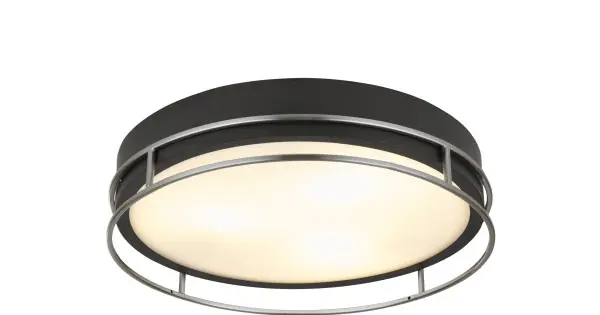 Searchlight Pheonix fekete-króm fürdőszobai mennyezeti lámpa (SL-62013-3CC) E14 3 izzós IP44 Akciós ár