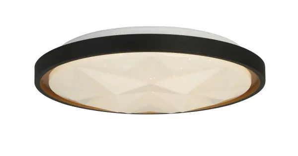 Kiárusítás Searchlight Satellite fekete-fehér LED mennyezeti lámpa (SL-26185-415) LED 1 izzós IP20