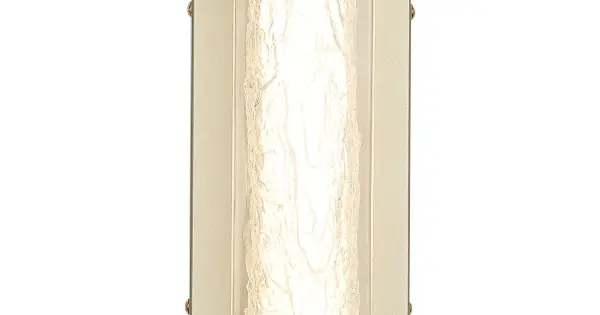 Azonnal elérhető Searchlight Anchor arany-átlátszó fürdőszobai LED fali lámpa (SL-18380-32GO) LED 1 izzós IP44