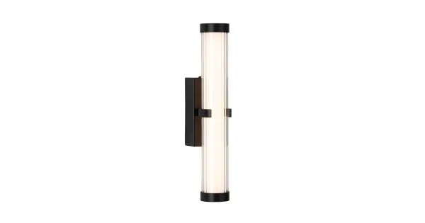 Searchlight Clamp fekete fürdőszobai LED tükörmegvilágító lámpa (SL-63124-1BK) LED 1 izzós IP44 Biztonságos fizetés