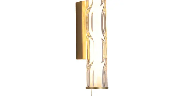 Gyors szállítás Searchlight Vibrate arany fürdőszobai LED fali lámpa (SL-66310-1GO) LED 1 izzós IP44
