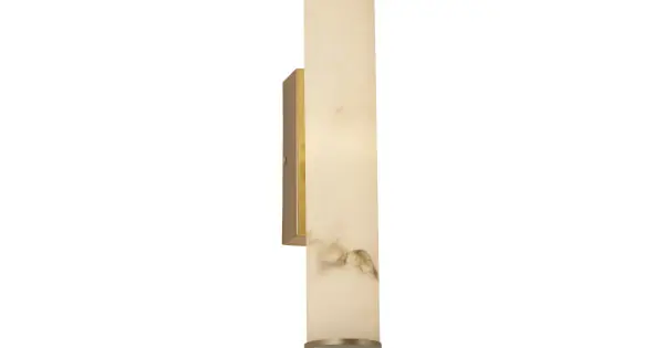Gyors szállítás Searchlight Wales arany-fehér fürdőszobai LED fali lámpa (SL-61185-1GO) LED 1 izzós IP44