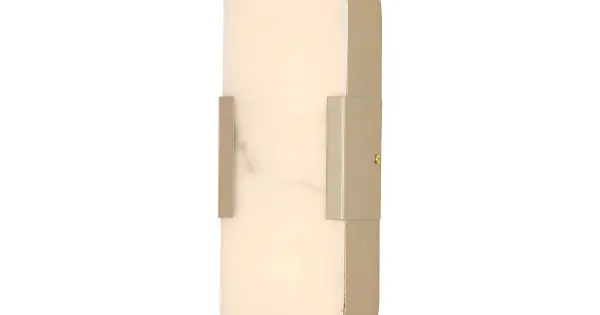 Legjobb ár Searchlight Opaline arany-fehér fürdőszobai LED fali lámpa (SL-11138GO) LED 1 izzós IP44