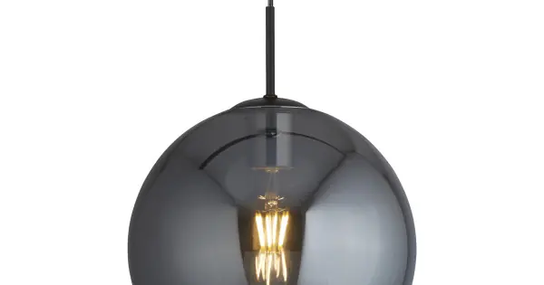 Searchlight Amsterdam fekete-füstszínű függesztett lámpa (SL-1031-1SM) E27 1 izzós IP20 Utolsó esély