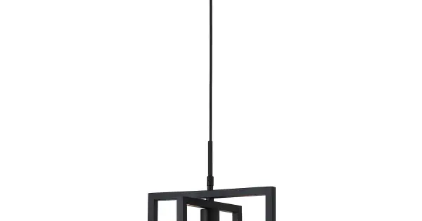 Searchlight Plaza fekete függesztett lámpa (SL-23203BK) E27 1 izzós IP20 Biztonságos fizetés