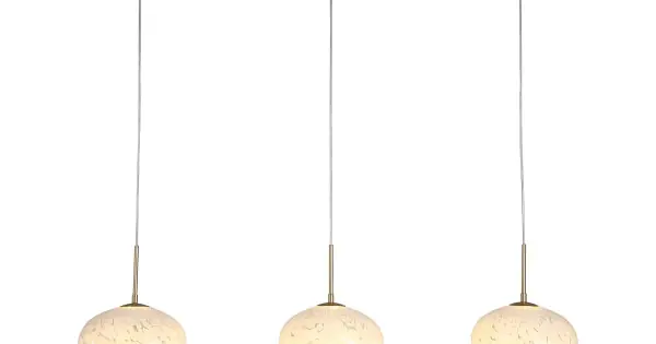 Searchlight Confetti arany-fehér LED függesztett lámpa (SL-80823-3GO) LED 3 izzós IP20 Legnépszerűbb
