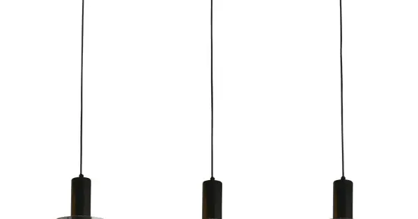 Végkiárusítás Searchlight Sweden fekete függesztett lámpa (SL-88912-3BK) E27 3 izzós IP20
