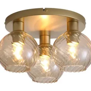 Ajánlat Searchlight Radiance arany-pezsgő mennyezeti lámpa (SL-44521CP) E27 3 izzós IP20