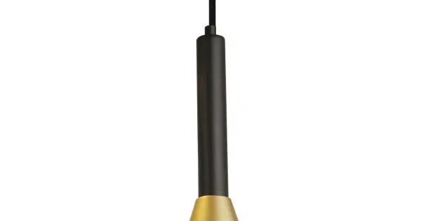 Searchlight Signal fekete-arany függesztett lámpa (SL-13611-1BGO) GU10 1 izzós IP20 Akciós ár